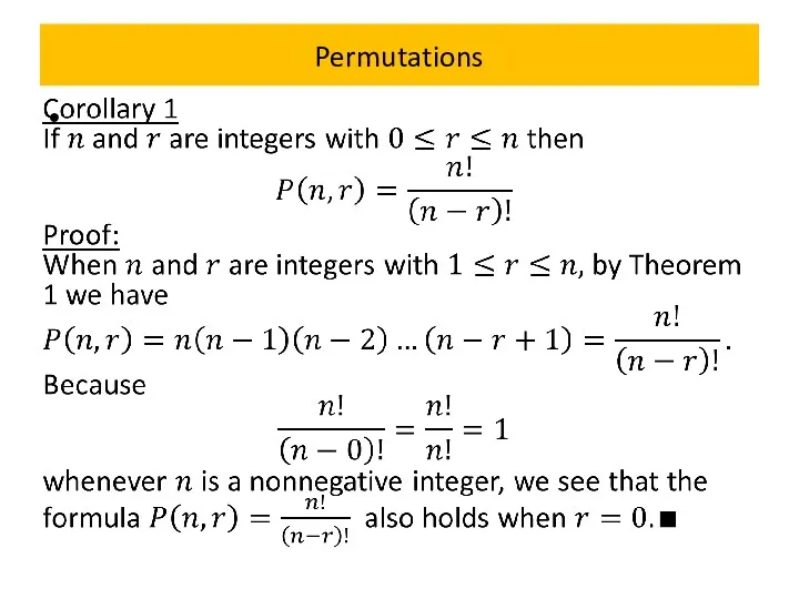 Permutations