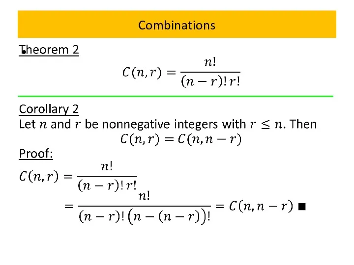 Combinations