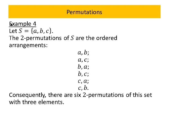 Permutations