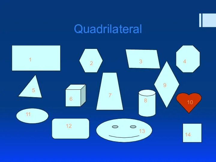 Quadrilateral 1 2 3 4 5 6 7 8 9 10 11 12 13 14