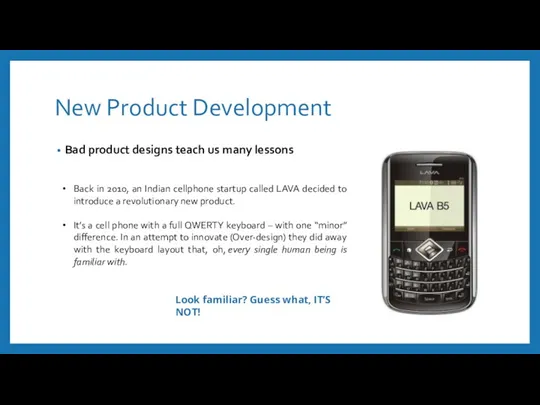 New Product Development Bad product designs teach us many lessons