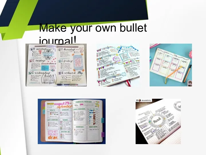 Make your own bullet journal!