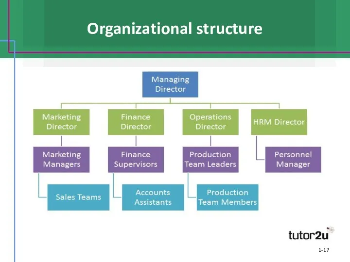 Organizational structure 1-