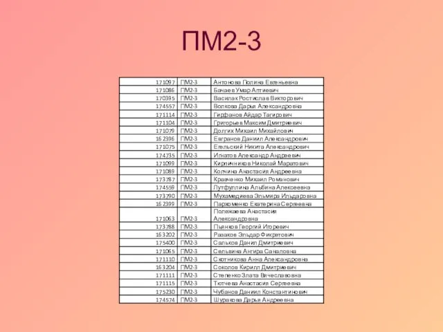ПМ2-3