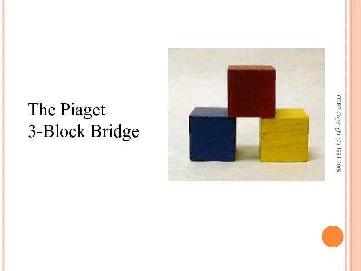 The Piaget 3-Block Bridge OEPF Copyright (C) 1991-2009