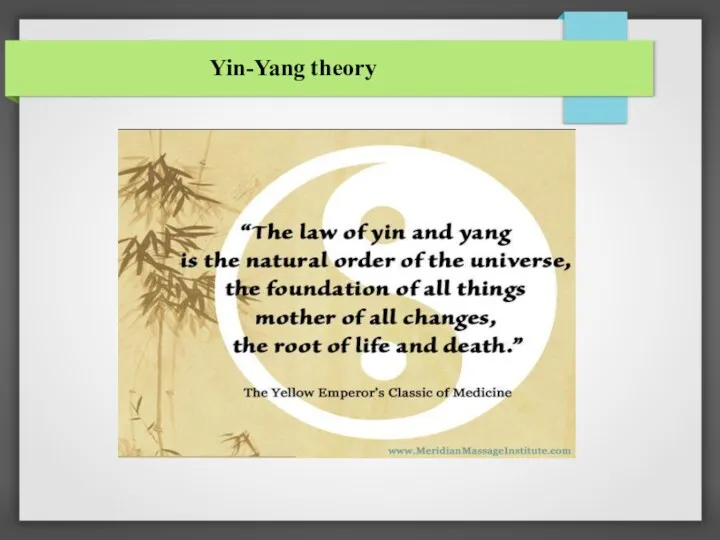 Yin-Yang theory