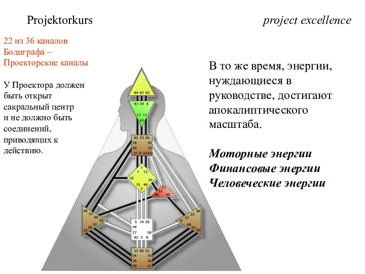 project excellence Projektorkurs 22 из 36 каналов Бодиграфа – Проекторские