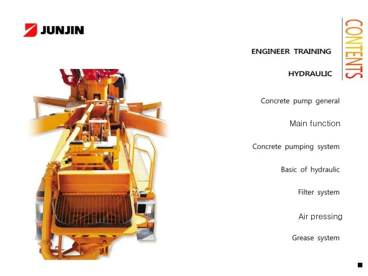 Main function Air pressing