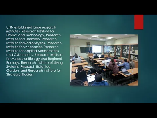 UNN established large research institutes: Research Institute for Physics and