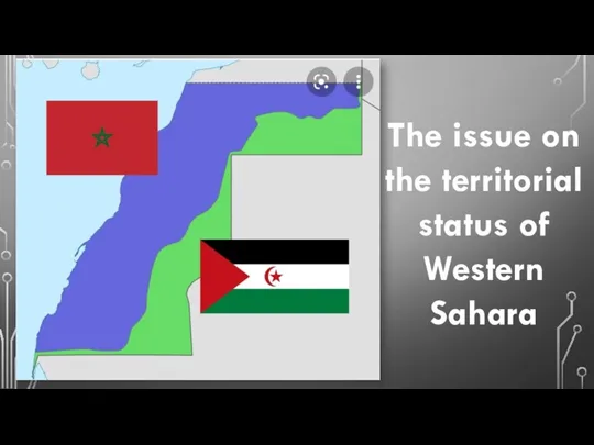 The issue on the territorial status of Western Sahara