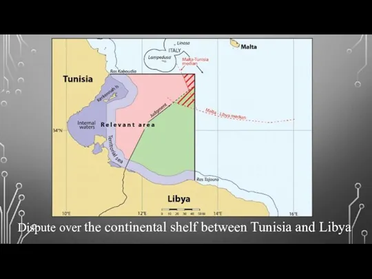 Dispute over the continental shelf between Tunisia and Libya