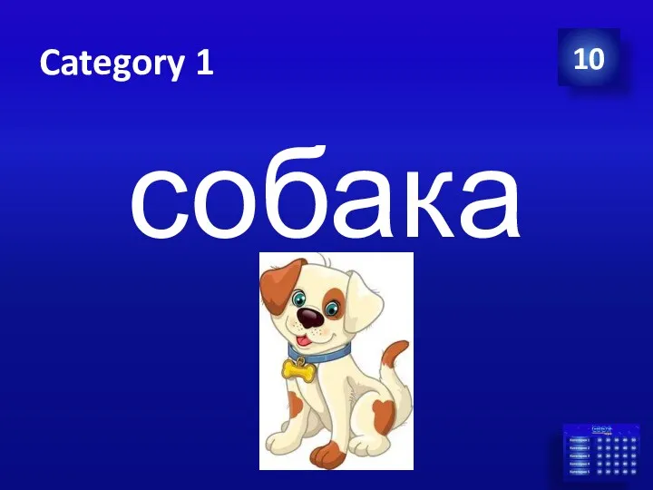 Category 1 собака 10