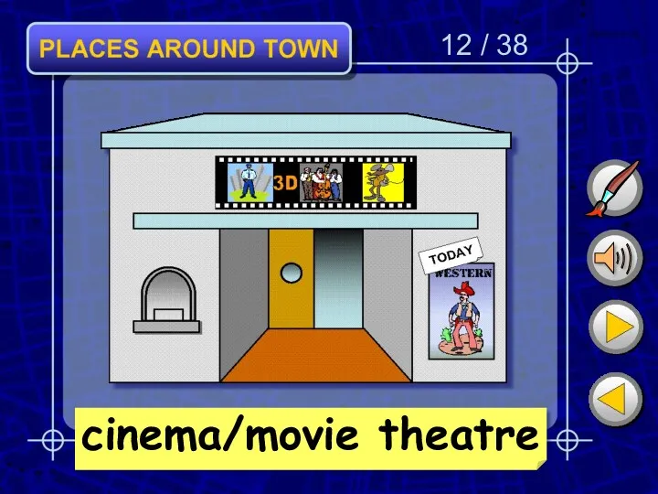 12 / 38 cinema/movie theatre