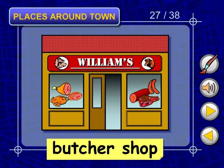 27 / 38 butcher shop
