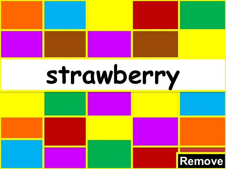 Remove strawberry