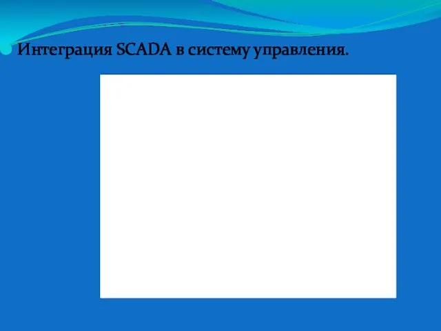 Интеграция SCADA в систему управления.