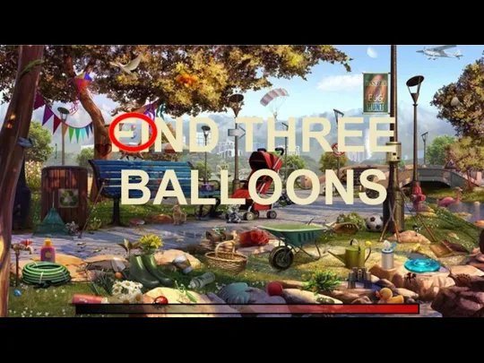 FIND THREE BALLOONS