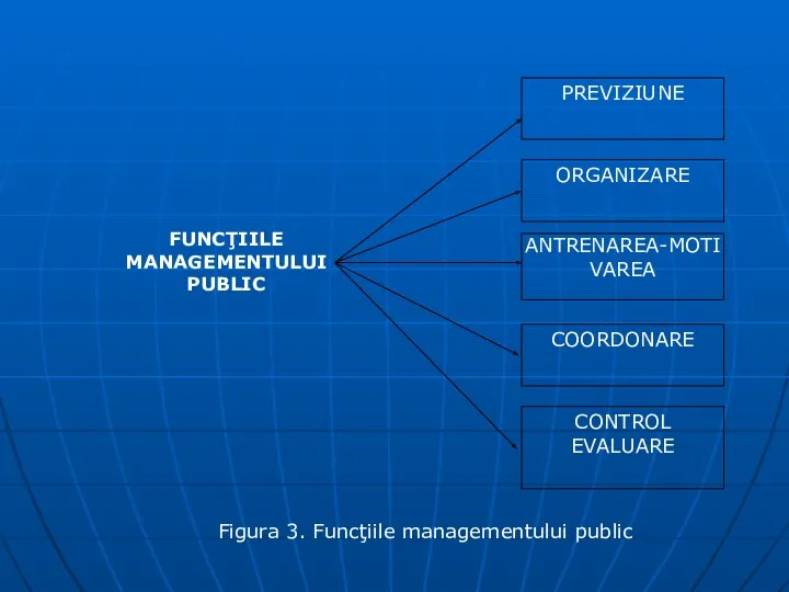Figura 3. Funcţiile managementului public