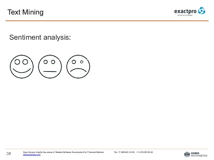 Text Mining Sentiment analysis: