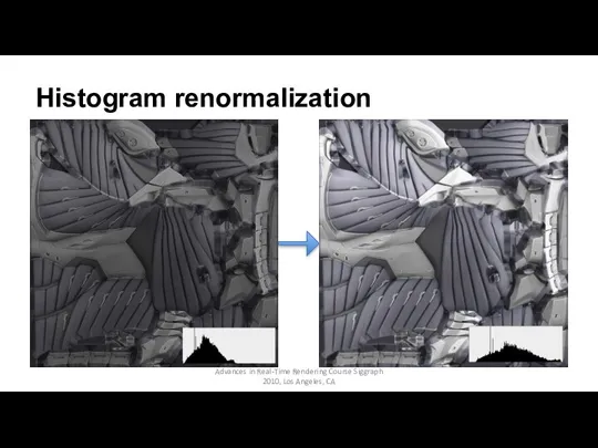 Histogram renormalization Advances in Real-Time Rendering Course Siggraph 2010, Los Angeles, CA