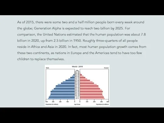 As of 2015, there were some two and a half