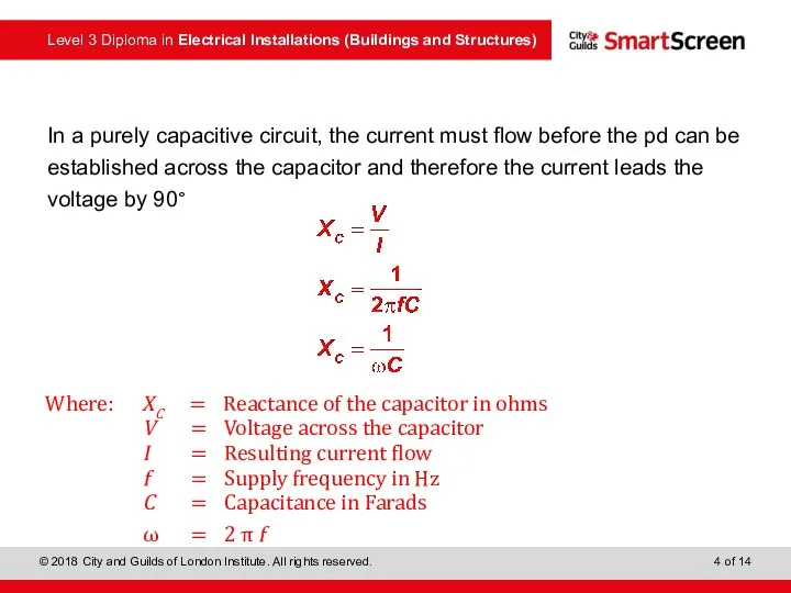 In a purely capacitive circuit, the current must flow before