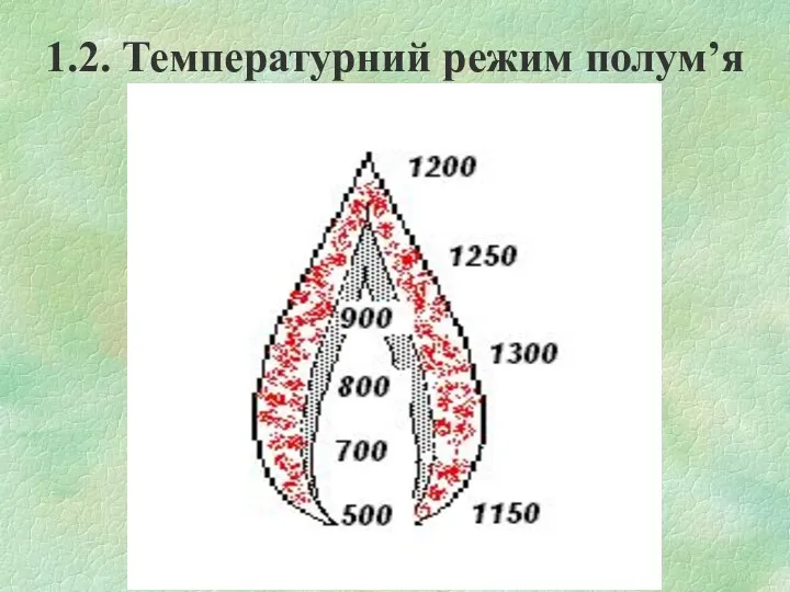 1.2. Температурний режим полум’я