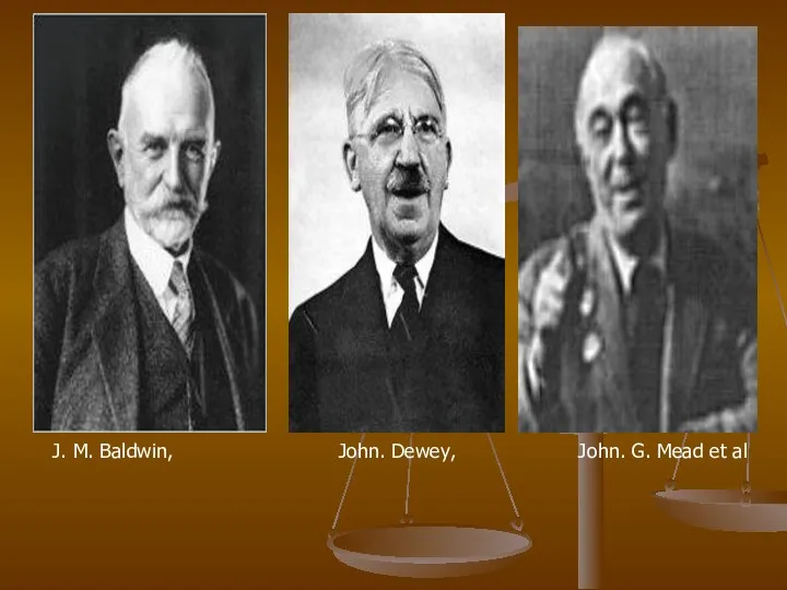 J. M. Baldwin, John. Dewey, John. G. Mead et al