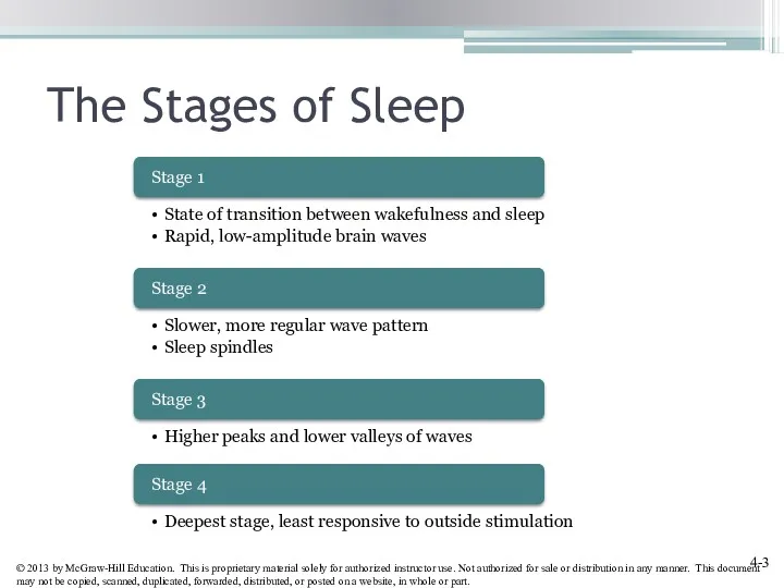 The Stages of Sleep