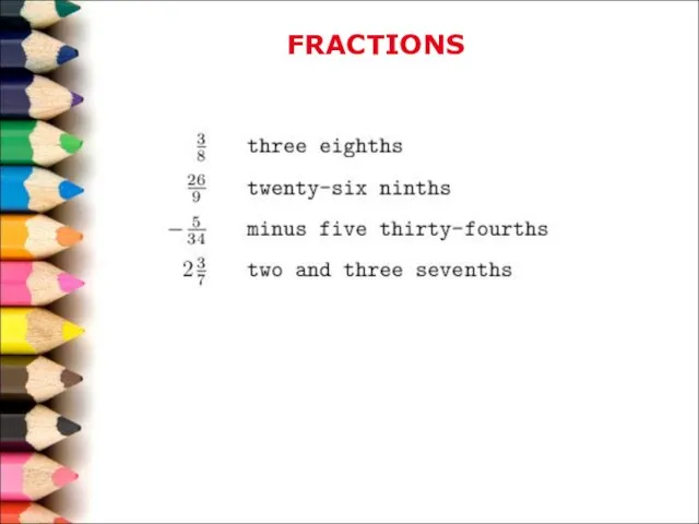 FRACTIONS