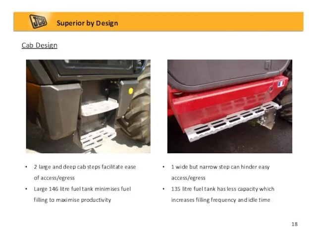 Cab Design Superior by Design 2 large and deep cab