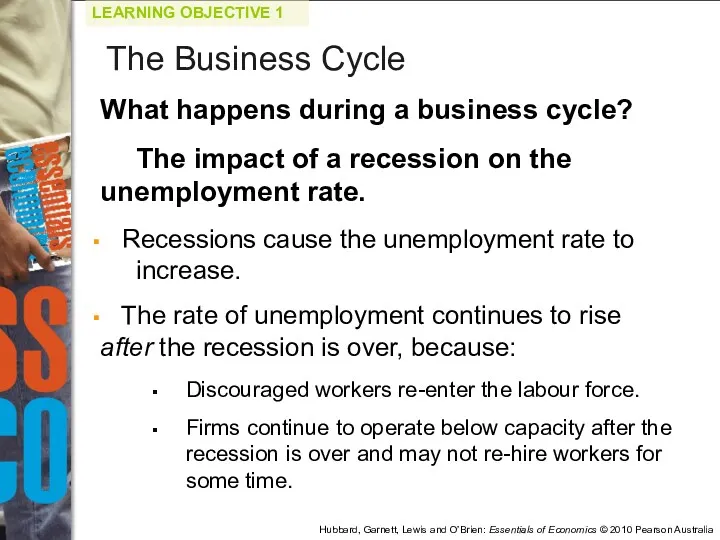 What happens during a business cycle? The impact of a