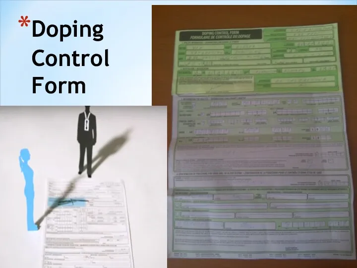 Doping Control Form