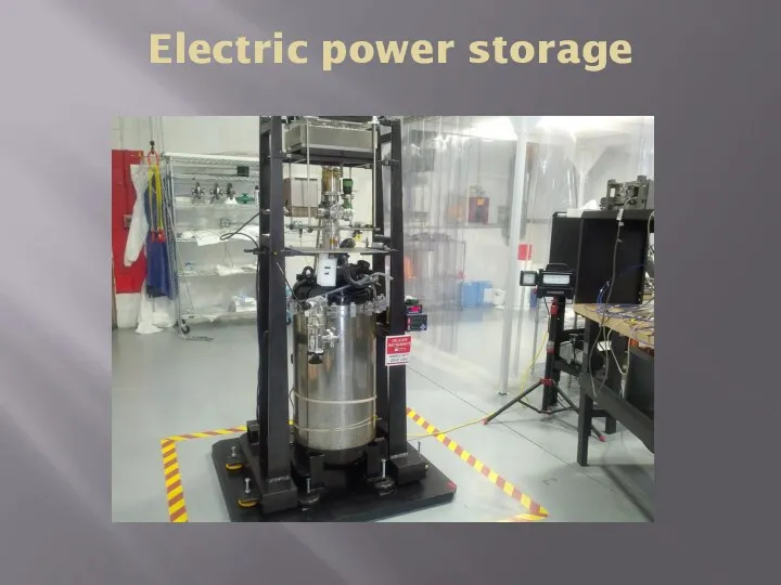 Electric power storage