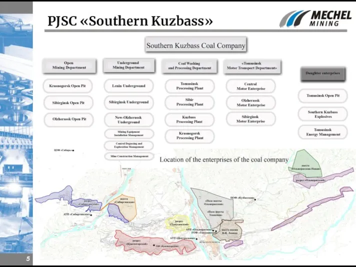 PJSC «Southern Kuzbass» subsidiary company