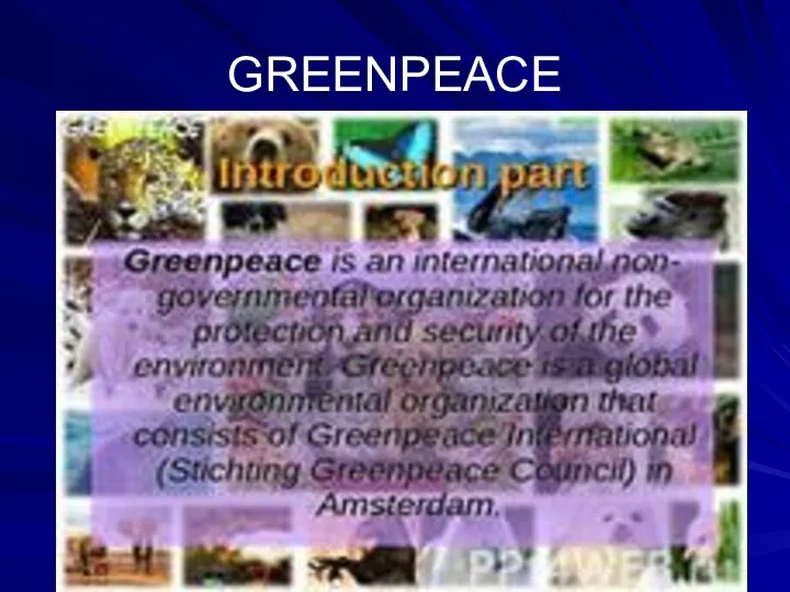 GREENPEACE