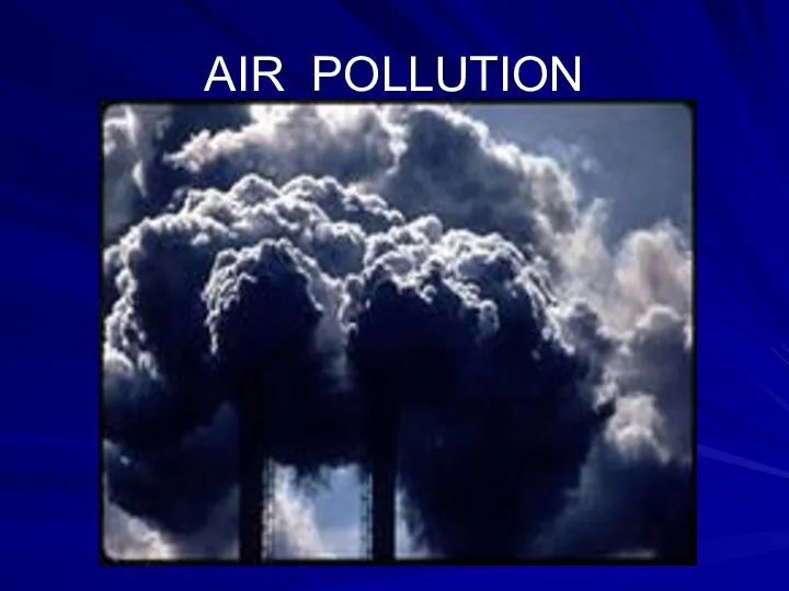 AIR POLLUTION