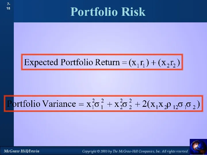 Portfolio Risk