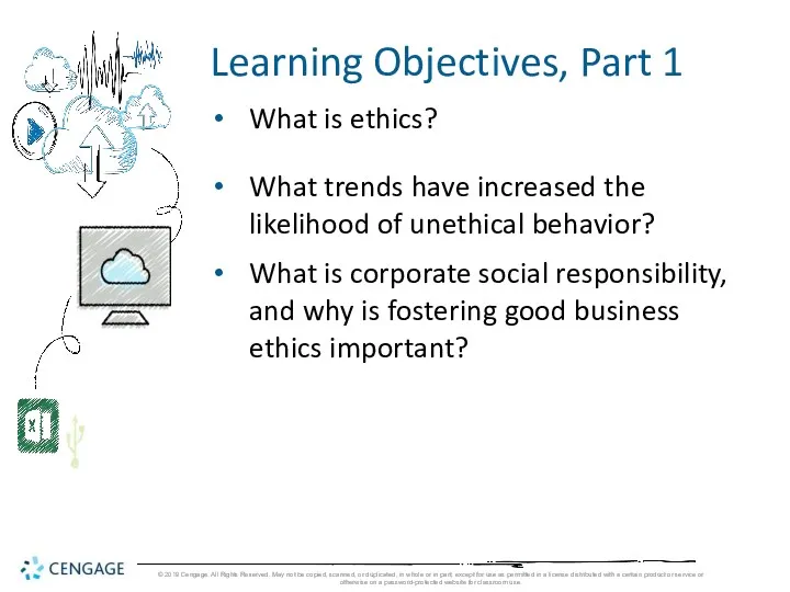 Learning Objectives, Part 1 What is ethics? What trends have