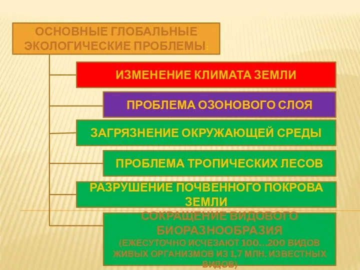 ОСНОВНЫЕ ГЛОБАЛЬНЫЕ ЭКОЛОГИЧЕСКИЕ ПРОБЛЕМЫ: ИЗМЕНЕНИЕ КЛИМАТА ЗЕМЛИ ПРОБЛЕМА ТРОПИЧЕСКИХ ЛЕСОВ