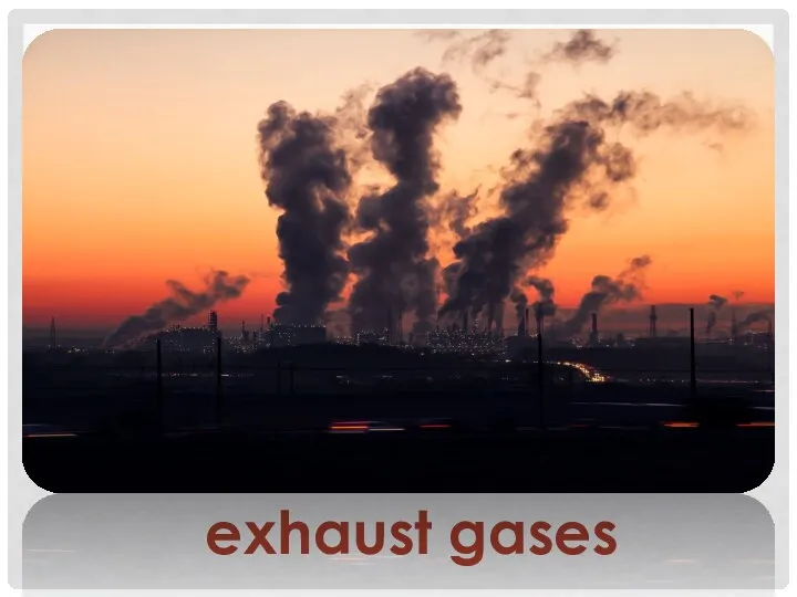 exhaust gases