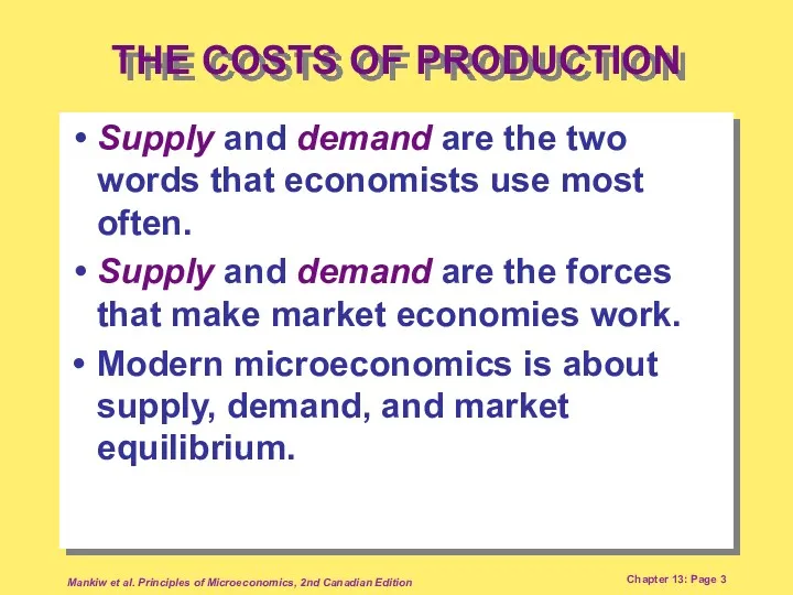 Mankiw et al. Principles of Microeconomics, 2nd Canadian Edition Chapter