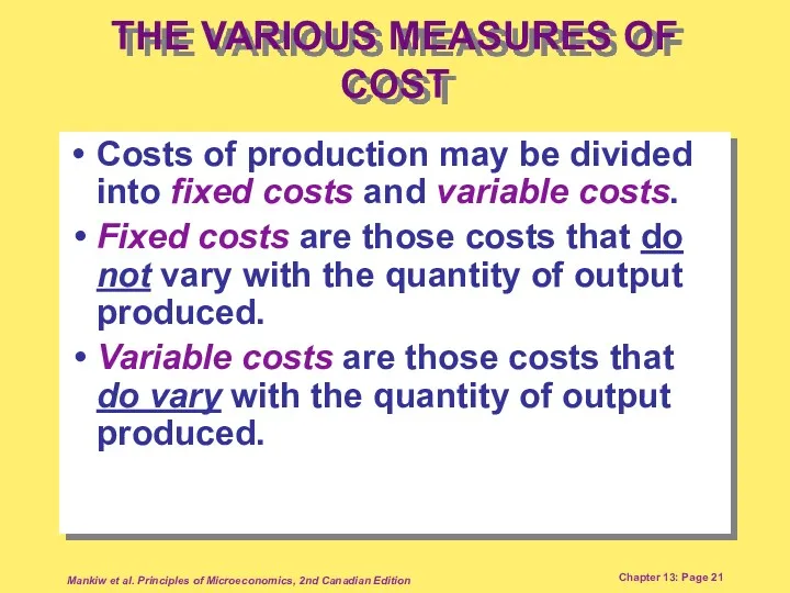 Mankiw et al. Principles of Microeconomics, 2nd Canadian Edition Chapter