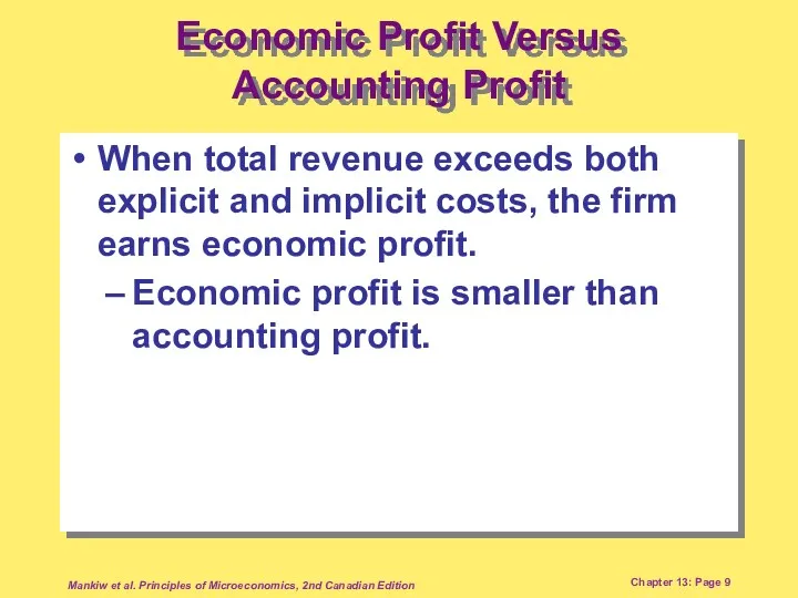 Mankiw et al. Principles of Microeconomics, 2nd Canadian Edition Chapter