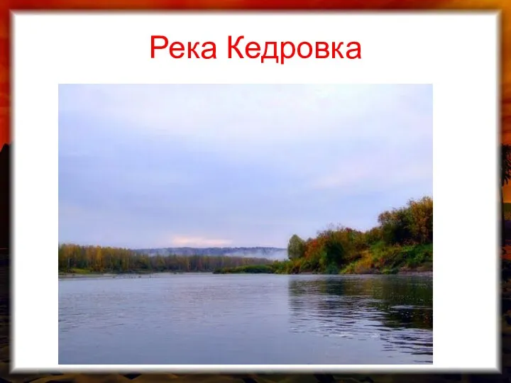 Река Кедровка