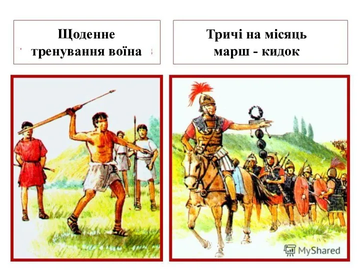 Щоденне тренування воїна Тричі на місяць марш - кидок