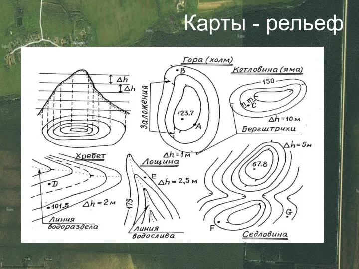 Карты - рельеф