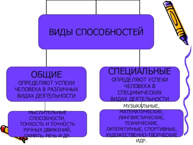 МЫСЛИТЕЛЬНЫЕ СПОСОБНОСТИ, ТОНКОСТЬ И ТОЧНОСТЬ РУЧНЫХ ДВИЖЕНИЙ, ПАМЯТЬ, РЕЧЬ И