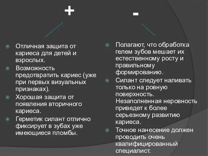 + Отличная защита от кариеса для детей и взрослых. Возможность