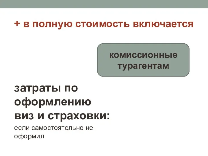 + в полную стоимость включается затраты по оформлению виз и